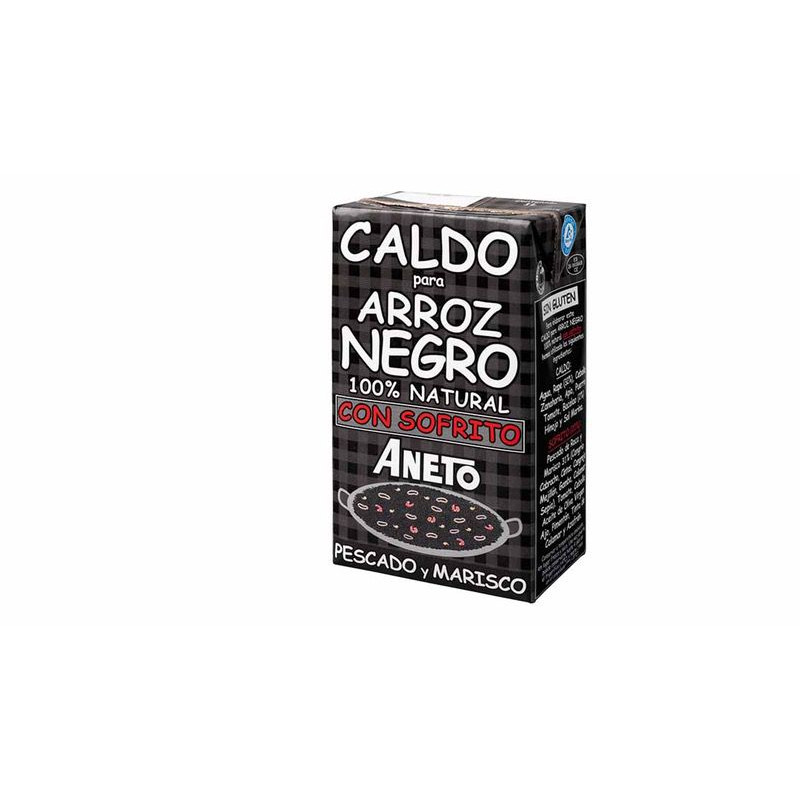 CALDO PARA ARROZ NEGRO BRICK 1L